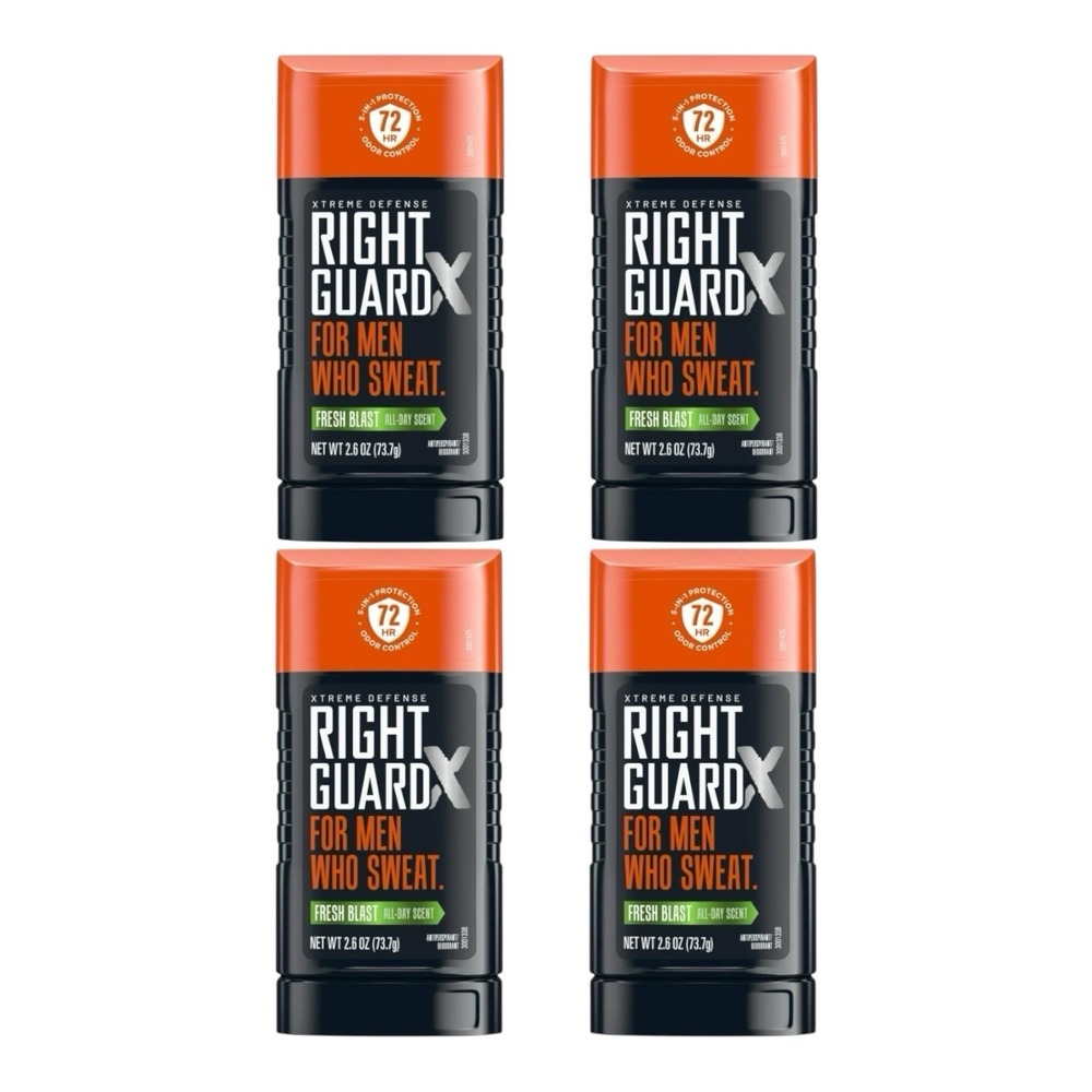 Right Guard - Xtreme‎ Defense Fresh Blast (2.6 oz) - 4 Pack Deodorant